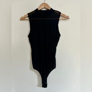 AKIRA Black Mesh Bodysuit